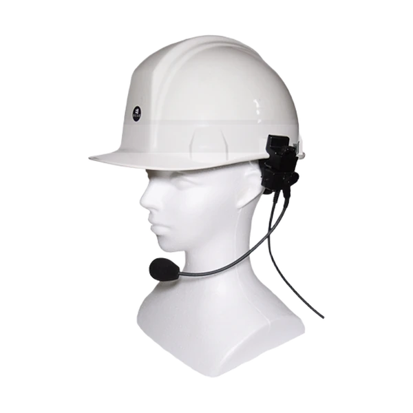 ヘルメット取付型防水マイク